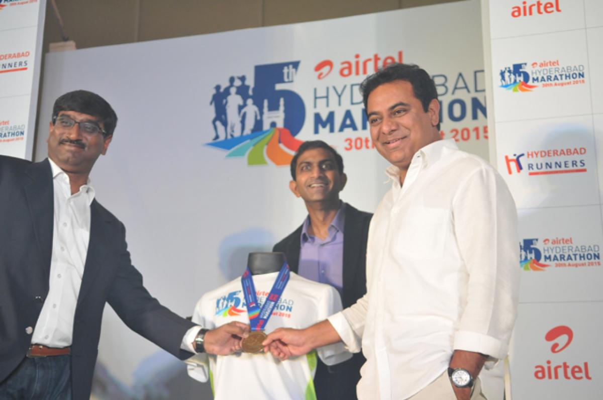 5th Airtel Hyderabad Marathon on August 30